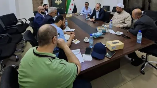 اجتماع الهيئة الوطنية للعدالة الانتقالية ومجلس الصلح العام 1