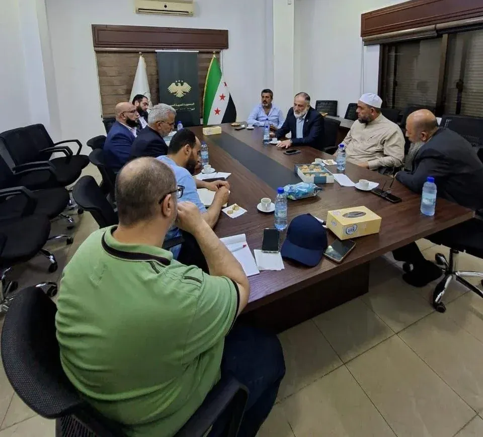 اجتماع الهيئة الوطنية للعدالة الانتقالية ومجلس الصلح العام 1